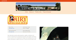 Desktop Screenshot of dairyspecialists.com